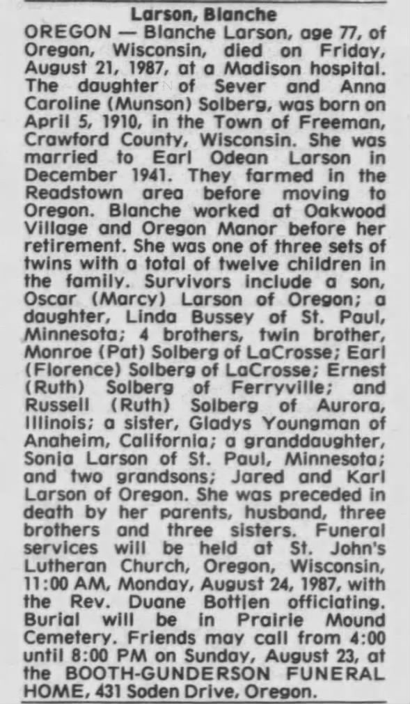 Obituary